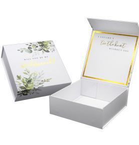 Custom Wedding Favour Invitations Bridal Bridesmaid Groomsmen Proposal Wedding Gift Box 