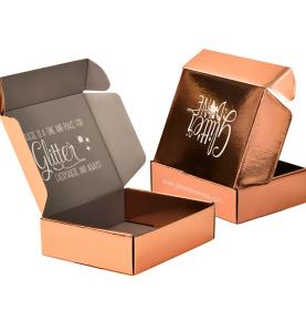 Custom Corrugated Hoodies Packaging Box Fit Oversized Rose Gold Mailing Double Printed Boxes For Clothing