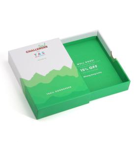 Custom Logo Printed Luxury Rigid Sliding Drawer Green Box Packaging Delicate Appearance Packaging Boxes For Perfume 