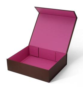 Custom Logo Printed Cardboard Small Medium Magnet Boxes Purple Pink Folding Magnetic Gift Box 