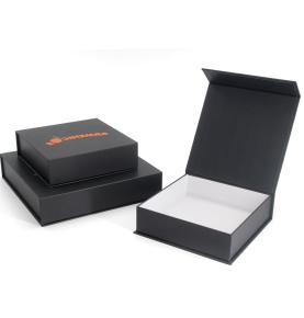 Custom Size Flat Magnet Hat Box Men's Luxury Gift Set Luxury Cardboard Magnetic Tie Belt Gift Boxes Packaging 