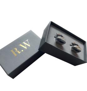 Custom Logo Printing Wholesale Cufflink Gift Boxes For Cufflink Cardboard Jewellery Gift Box