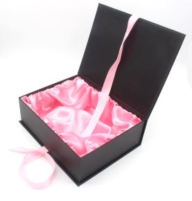 Custom Logo Luxury Gift Wig Hair Extension Magnetic Packaging Box Wholesale Bundles Magnetic Boxes With Satin