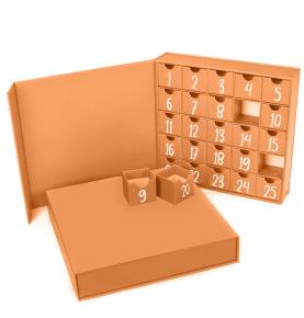 Advent Calender Cardboard Cosmetic Gift Boxes Calendrier Chocolate 24 Jours Christmas Advent Calender Box 25 Days